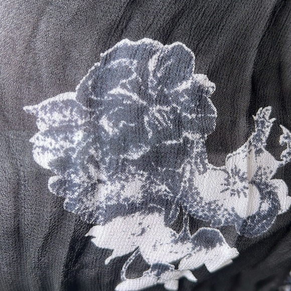 Free People Feminine‎ Floral Skirt Size Medium Fairycore Modest Feminine - Picture 14 of 14